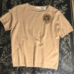 Short Sleeve Cashmere Sweater